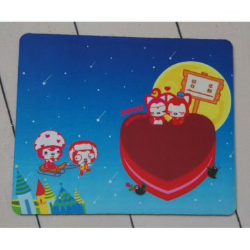 loving story mouse pad, good ending mouse pad, cheap catoon mouse pad